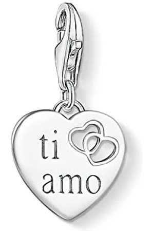 Thomas Sabo Damski charms zawieszka serce TI AMO, 1406-001-12