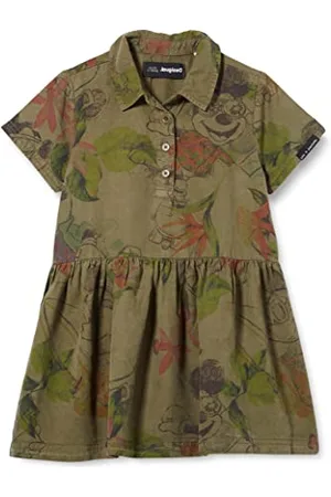 Desigual Vest_Mickey Camo Flower Sukienka dziewczęca swobodna, , 5-6 lat