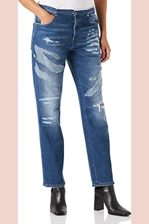 Roberto Cavalli Damskie Pantalone 5 torebka Donna Jeans, Blu, 36, , 30