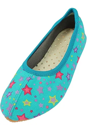 Beck Dziewczęce Nostalgiczne buty gimnastyczne, turkusowy 08, 27 EU