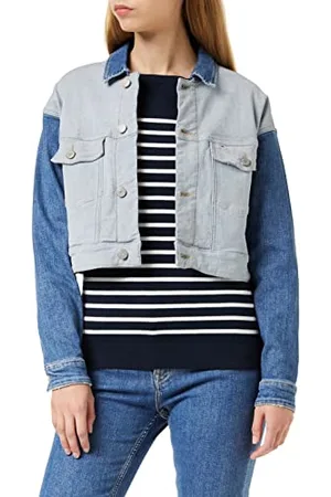 Tommy Hilfiger Damska kurtka dżinsowa Tjw Cropped Trucker, , XL