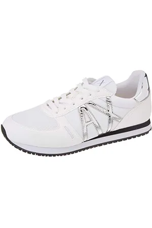 Armani Exchange Damskie sneakersy z naszytym logo, , 36 EU