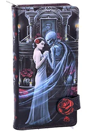 Nemesis Now B4862P9 Forever Yours wytłaczana portmonetka Anne Stokes 18,5 cm, czarna