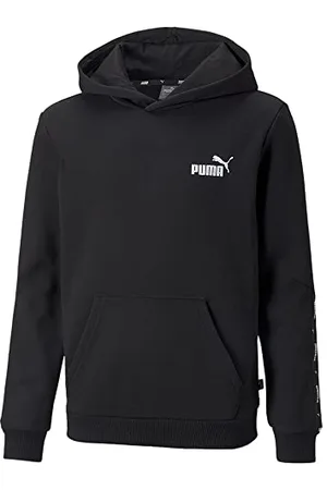 PUMA Chłopięca bluza z kapturem Ess+ Fl B bluza z kapturem, Czarny, 104