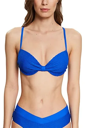 ESPRIT Bodywear Livia Beach pad.Bra bikini, Bright Blue, 36A