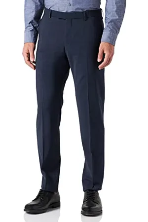 Strellson Męskie spodnie garniturowe Mercer2.0 12 premium, niebieskie (Navy 412), 40 (rozmiar: 90), Niebieski (Navy 412), 50 (Producent rozmiar 90)