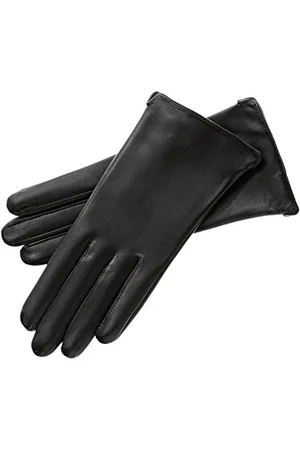 ROECKL Damskie rękawiczki Colour Power, czarne (Black 000), 8