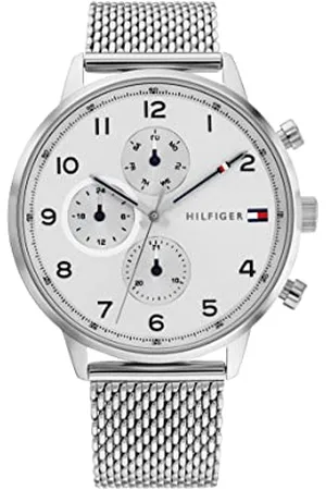 Tommy Hilfiger Multi cyferblat kwarcowy zegarek męski ze stali nierdzewnej, , bransoletka