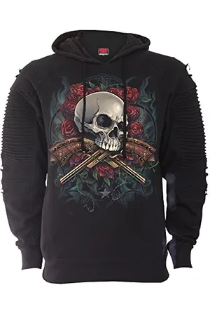 Spiral Mężczyźni - Lord Have Mercy - Premuim Biker Fashion Męska bluza z kapturem - średnia czarna, , M