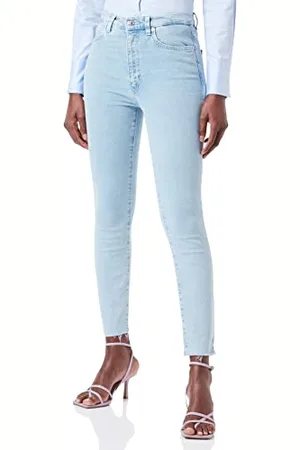 HUGO BOSS Damskie jeansy Lou/15, turkusowe/Aqua445, skinny fit