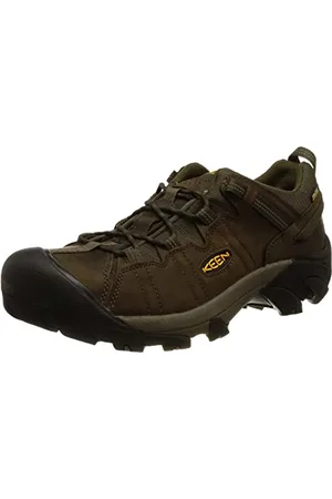 Keen Damskie buty trekkingowe Explore Mid, płaszcz przeciwdeszczowy, wysokie buty turystyczne, rozmiar 42 EU, Stołówka Dark Olive, 6 UK Wide