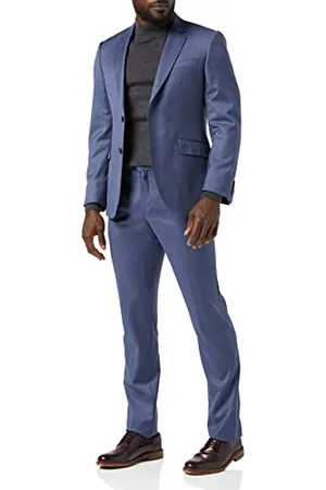 Hackett Męska kurtka Plain Wool Twill B Cc Business Suit Jacket, , 50