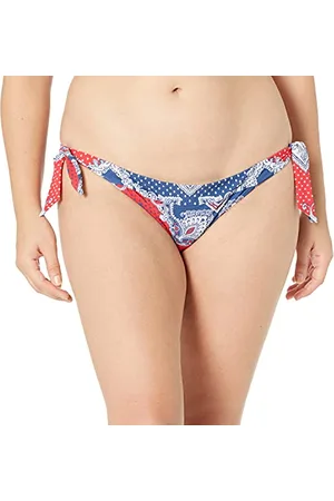 Seafolly Damska bandana zatoka krawat boczne biodra spodnie bikini