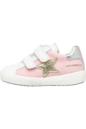 Naturino Baby Girls Annie Hybrid Vl buty gimnastyczne, Rosa, 21 EU