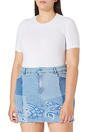 Desigual FAL_be Blue Skirt damskie, , 28