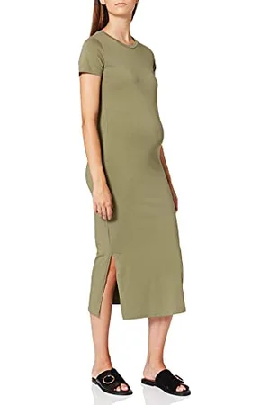 Mama;licious Damska sukienka Mlsanni S/S Midi Jersey sukienka, , M