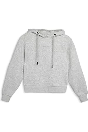 Hawkers Damska szara (Fra Crop Hoddie Grey) bluza z kapturem, L