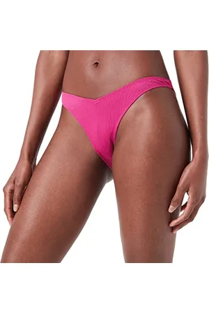 Sloggi Shore Damskie majtki bikini w kropki, Fuksja kwiat, XL