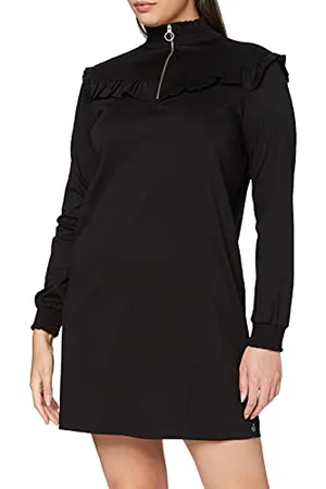 Scotch&Soda Damska sukienka Smocked z wysokim dekoltem, , XS