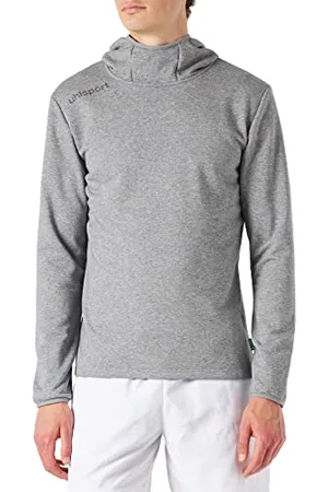 Uhlsport Essential sweter z kapturem ciemny szary melanż L