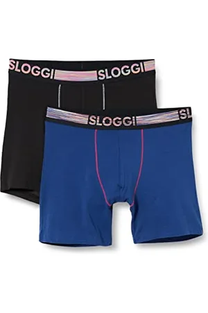 Sloggi Short (zestaw 2) męskie, Niebieski - Ciemny Kombinacja, S