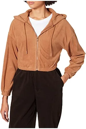 ONLY ONLKAROI Fleece L/S Zip Hood SWT bluza z kapturem , średnia