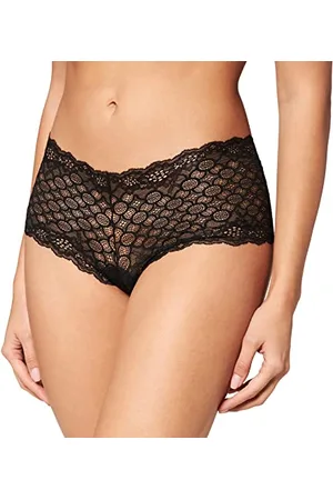 Mama;licious Damskie majtki MLSIDSEL LACE Brief 2F A. Czarne, M