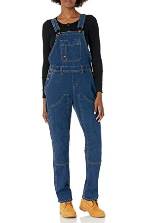 Dickies Damskie dżins podwójne spodnie na szelkach z przodu, , XL