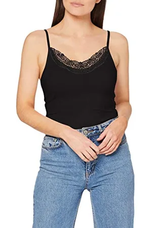 VERO MODA Vminge Lace Singlet Ga Noos bluzka damska, , S