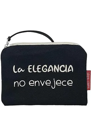 Hello-Bags Econanos Hellobags2019 torba plażowa, 14 cm, czarna (Negro)