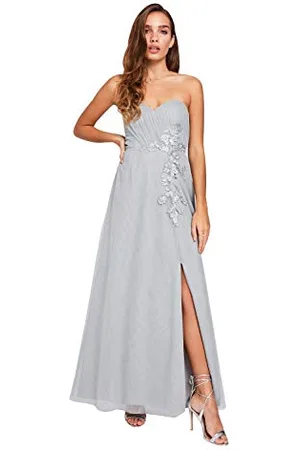 Little Mistress Damska sukienka Lissa Waterlily Sweetheart dekolt maxi