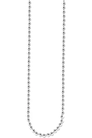 Thomas Sabo Unisex łańcuszek kulkowy wysokiej próby 925 zapięcie na karabińczyk X0047-001-12, S, , Bez kamieni szlachetnych