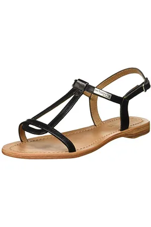 Les Tropéziennes par M Belarbi Damskie sandały Hamess Slingback, czarny - Czarny Noir 546-40 EU