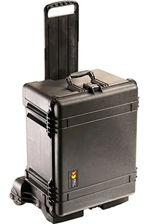 Peli 1620M Mobilna walizka z wysuwanym teleskopowym uchwytem i solidnymi kółkami, wodoodporna i pyłoszczelna (IP57), pojemność 72 l