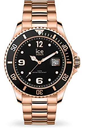 Ice-Watch ICE steel - Męski zegarek w kolorze różowego złota z metalową bransoletą - 016764 (Large)