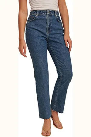 NA-KD Raw Hem Denim, , EU 42