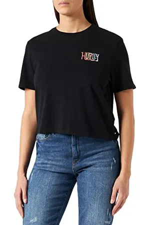 Hurley Damska koszulka z krótkim rękawem W State of Mind Cropped Crew M
