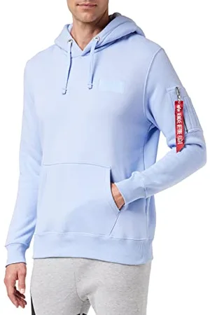 Alpha Industries Męska bluza z kapturem z nadrukiem na plecach