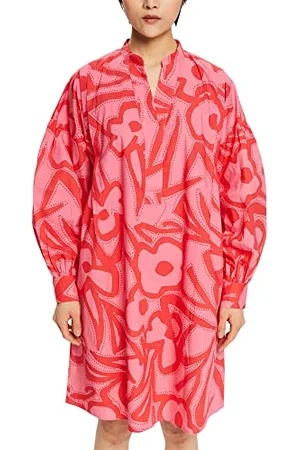 ESPRIT Collection Wzorzysta sukienka midi, , S