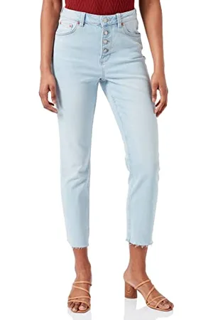 TOM TAILOR Damski Lotte Slim Straight Jeans 1030119, , 31