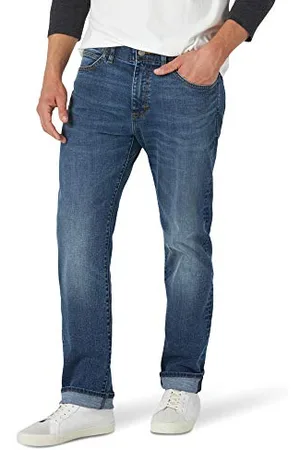 Lee Mężczyźni Extreme Motion Athletic Jeansy, Niebieski, 33W / 32L