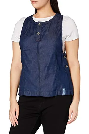 G-Star RAW damska plisowana bluzka na szelkach