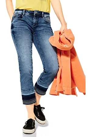 Street one Kobieta Z wysokim stanem - Damskie dżinsy Kate, Lovely Blue Heavy Wash, 27W x 26L