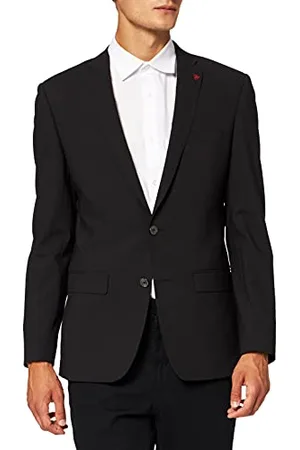 Roy Robson Męska kurtka garniturowa Slim Fit, czarny (czarny 1), 56