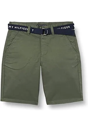 Tommy Hilfiger Spodenki chłopięce Essential Belted Chino Lssige, , 74 cm