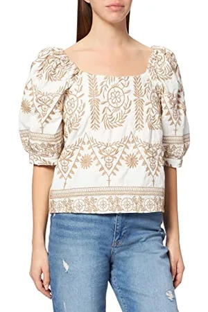 Minus Sanny Blouse, damskie, białe, 34