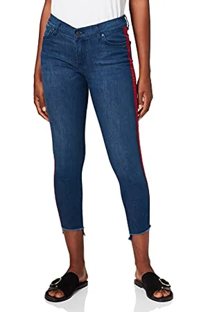 LTB Jeans Damskie dżinsy Lonia Red Striped Skinny
