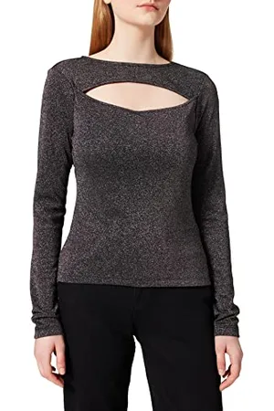 NA-KD Koszulka damska z wycięciem, , 3XL