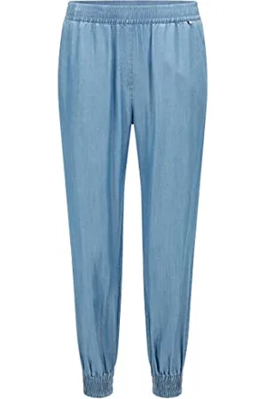 HUGO BOSS Damskie spodnie C_Tulin Pants, jasnoniebieskie, 44