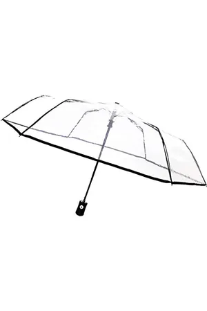 SMATI Parasol składany SMARTBULLE - Kompaktowy; Wytrzymały; Wiatroodporny; Automatyczne otwieranie; Średnica=98cm; Parasol dla mężczyzn/kobiet; Kolor: Czarna obwódka